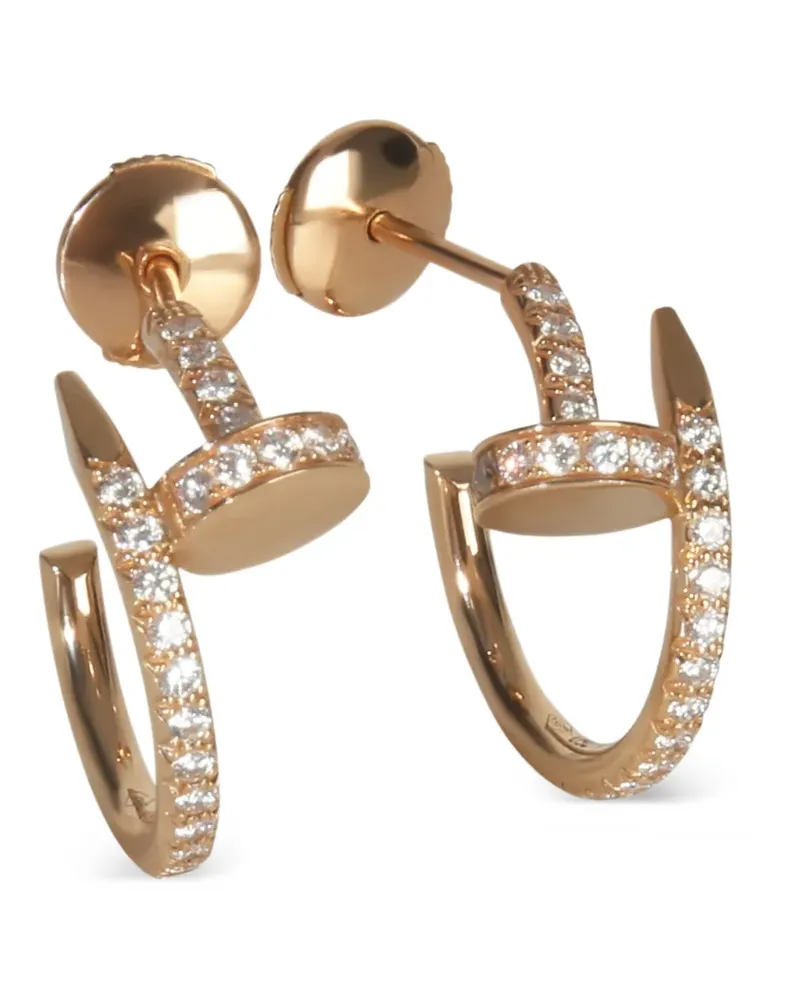 Cartier small Juste Un Clou diamond earrings - Rosa Rosa