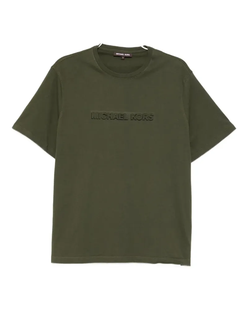 Michael Kors logo-embossed T-shirt - Grün Grün