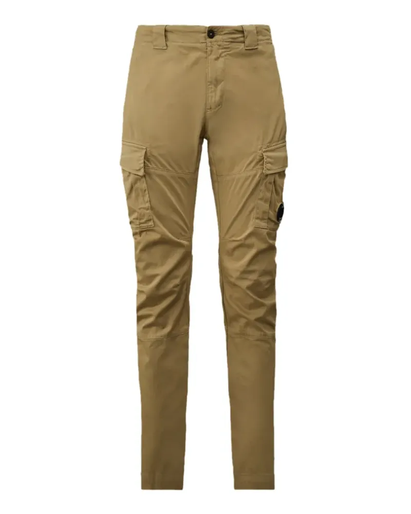 C.P. Company Ergonomische Lens Cargohose aus Stretch-Satin - Nude Nude