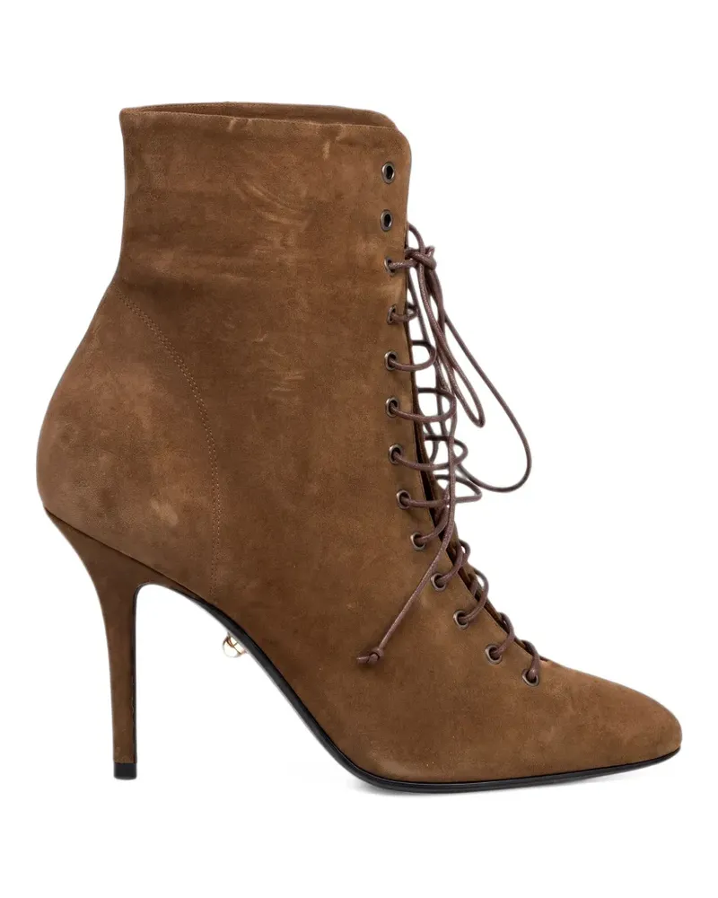 Alevì Love Stiefeletten aus Wildleder 95mm - Braun Braun