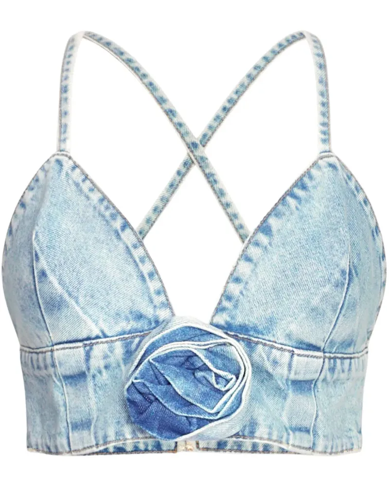 Liu Jo Oberteil aus Denim - Blau Blau