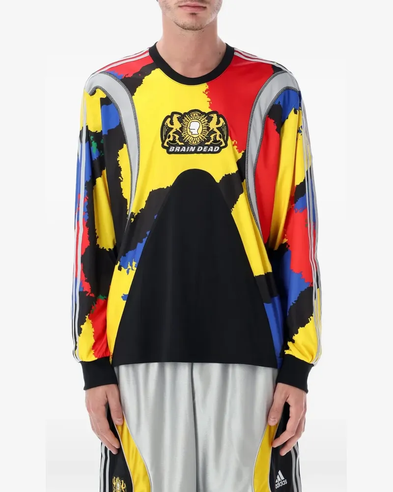 adidas x Brain Dead Langarmshirt - Gelb Gelb