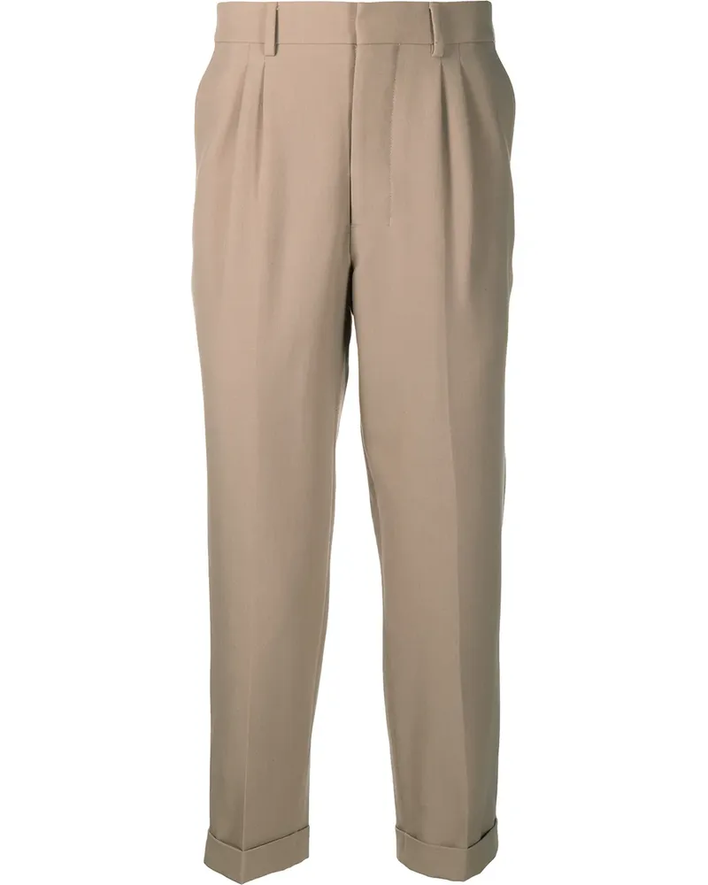 AMI Paris Hose mit geradem Bein - Nude Nude