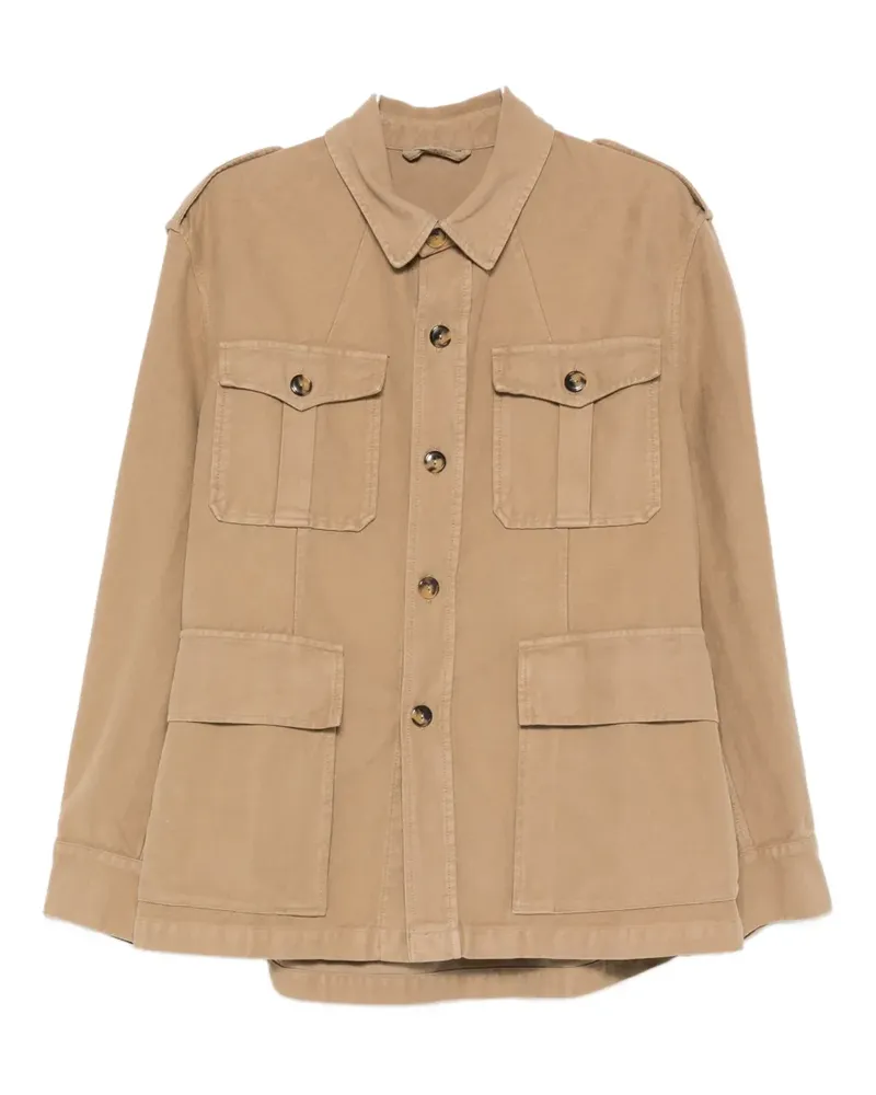 Fortela Sahariana button-fastening jacket - Nude Nude