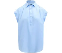 Polo Pony Leinenbluse - Blau