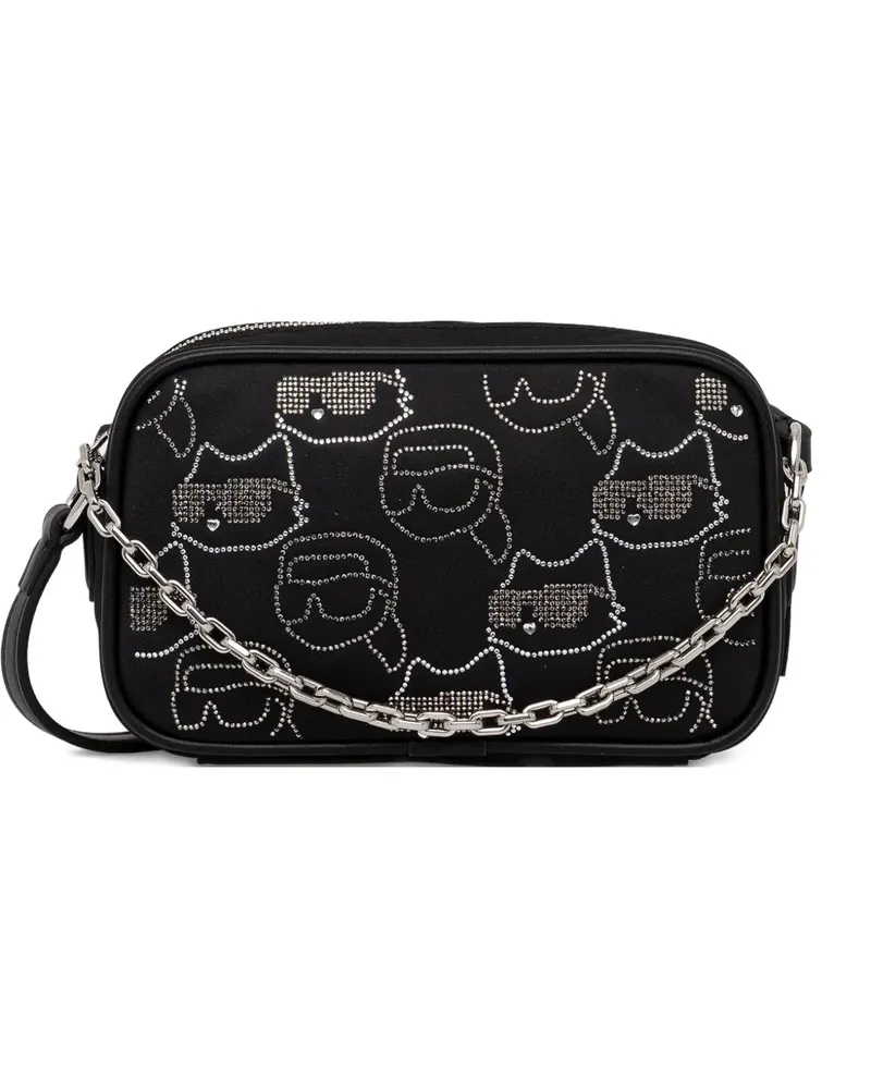 Karl Lagerfeld Ikon Schultertasche - Schwarz Schwarz