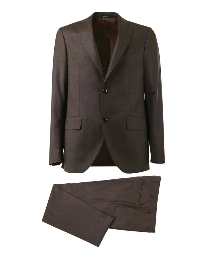 Al Duca D’Aosta 1902 single-breasted wool suit - Braun Braun