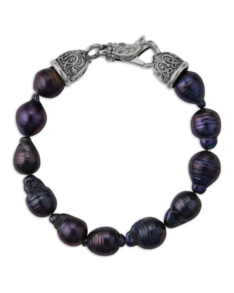 Emanuele Bicocchi large baroque pearl bracelet - Silber Silber