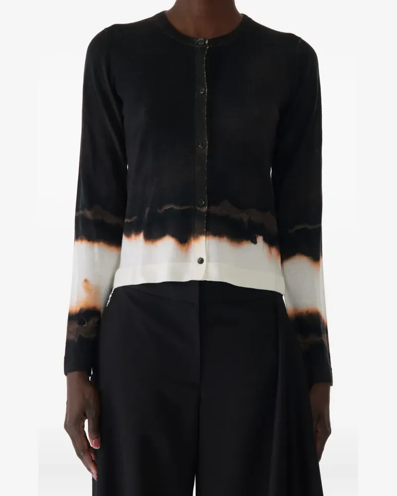 Jason Wu Ombre Dufsed Stripe Wollcardigan - Braun Braun