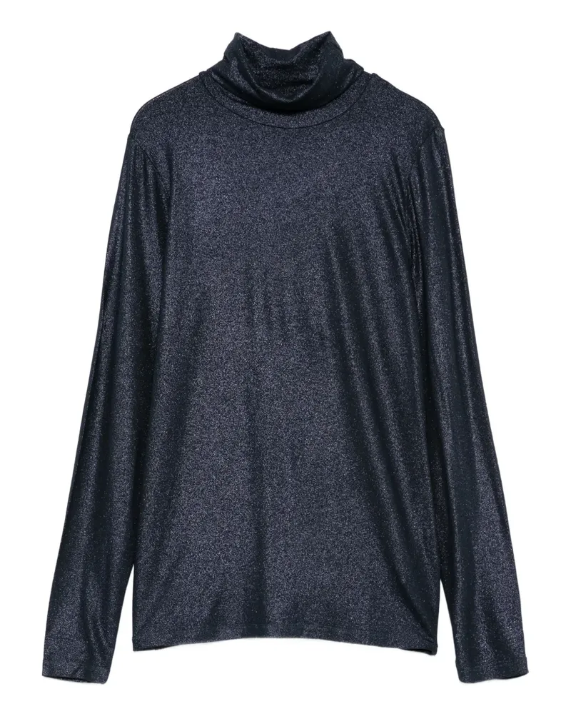 Majestic Pullover mit Rollkragen - Blau Blau
