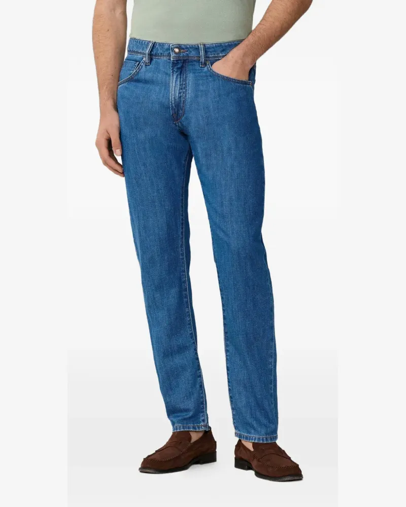 Hackett Jeans mit geradem Bein - Blau Blau