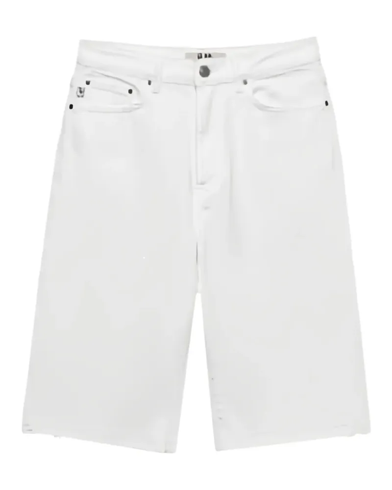 Aniye By Shorts mit ausgefranstem Saum - Weiß Weiß