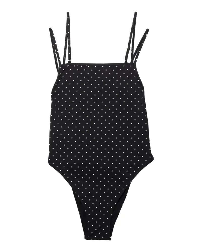 Tom Ford polka-dot swimsuit - Schwarz Schwarz