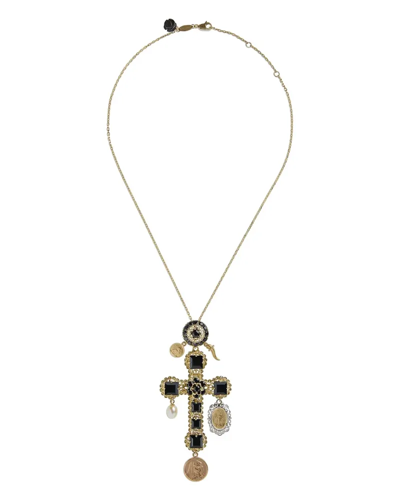 Dolce & Gabbana 18kt Sicily Gelbgoldhalskette Gold