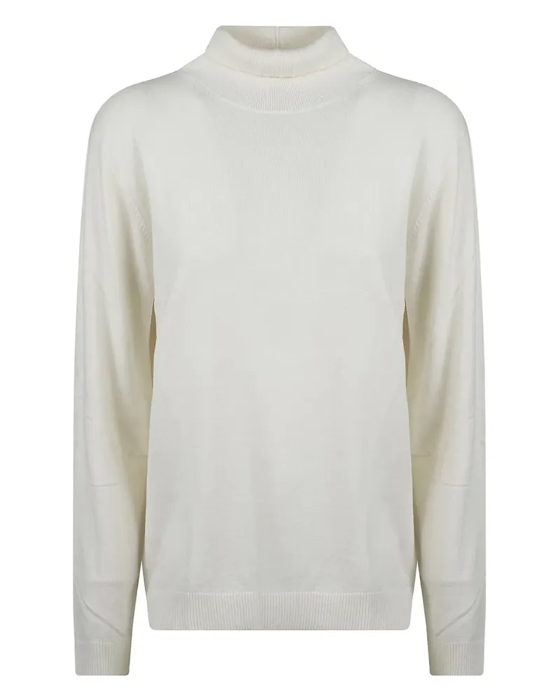 Max Mara Pullover mit Rollkragen - Weiß Weiß