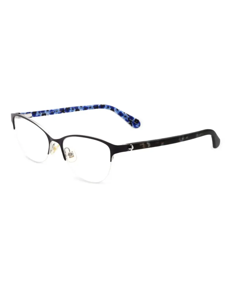 Kate Spade Adalina Brille mit Logo-Schild - Schwarz Schwarz