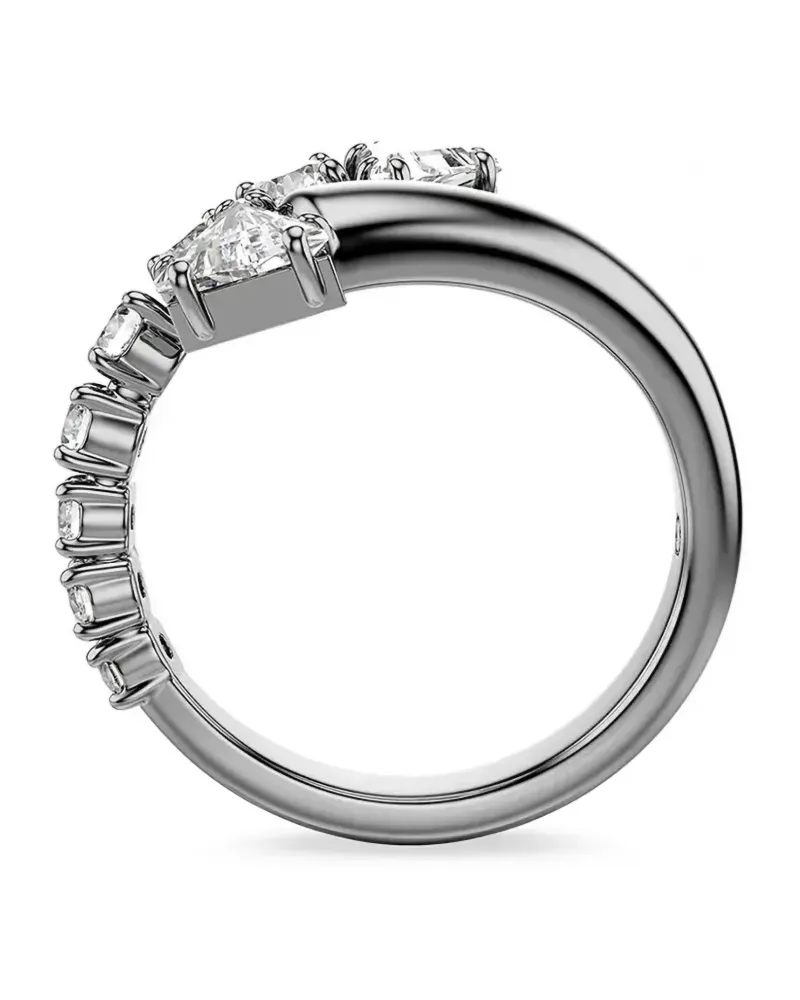 Swarovski Ring mit Kristallen - Silber Silber