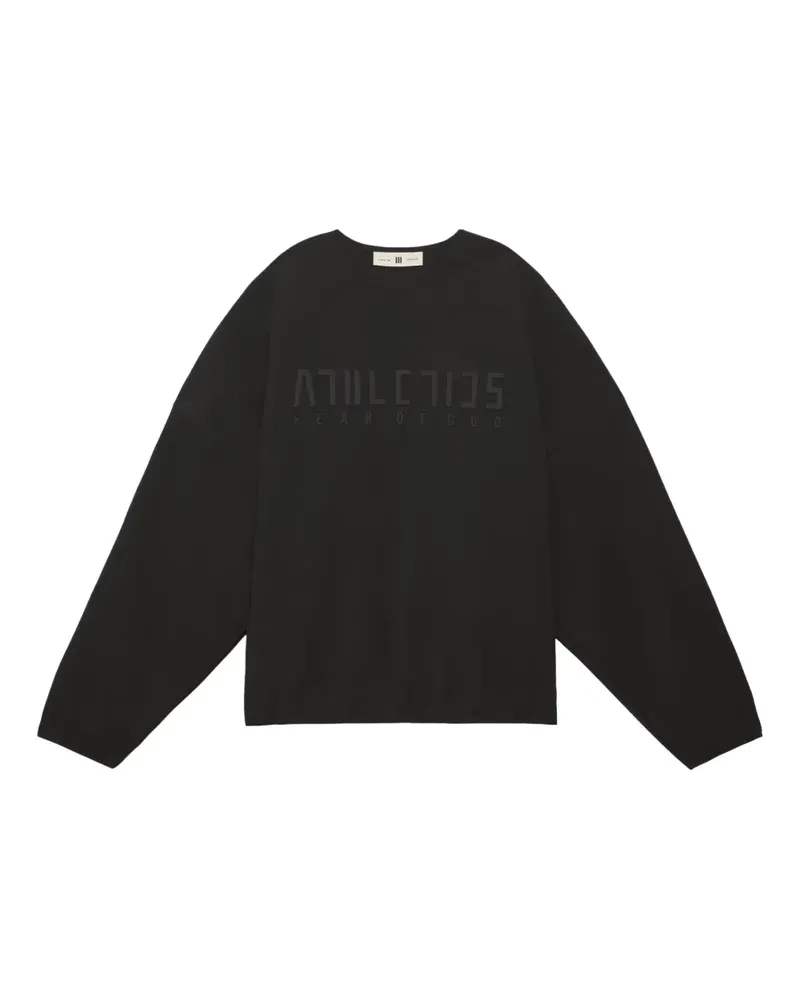 adidas x Fear of God Athletics Sweatshirt mit langen Ärmeln - Schwarz Schwarz