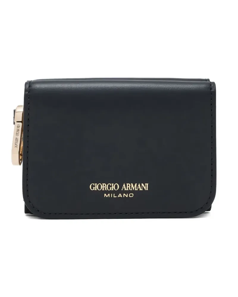 Giorgio Armani Klassisches Portemonnaie - Schwarz Schwarz
