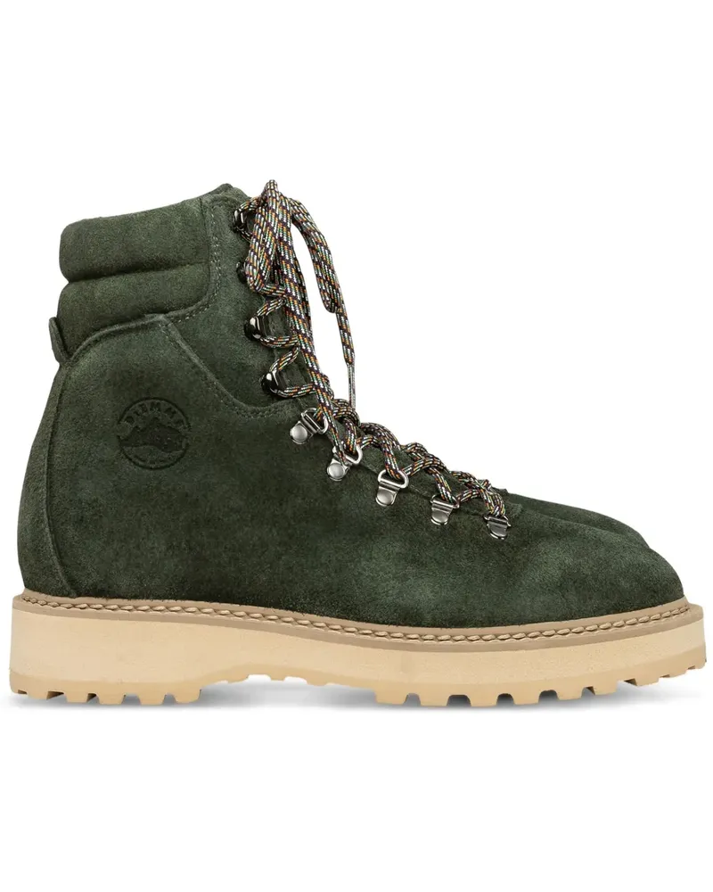 Diemme Monfumo Schnürstiefel aus Wildleder - Grün Grün