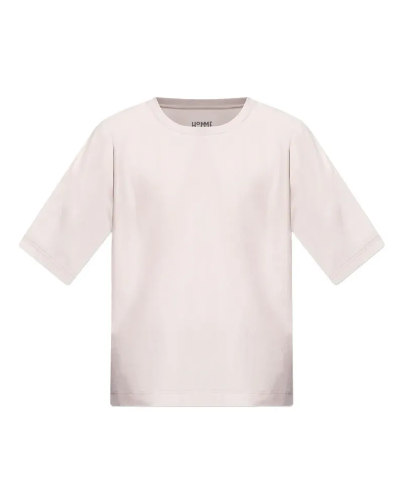 Issey Miyake short-sleeve T-shirt - Nude Nude