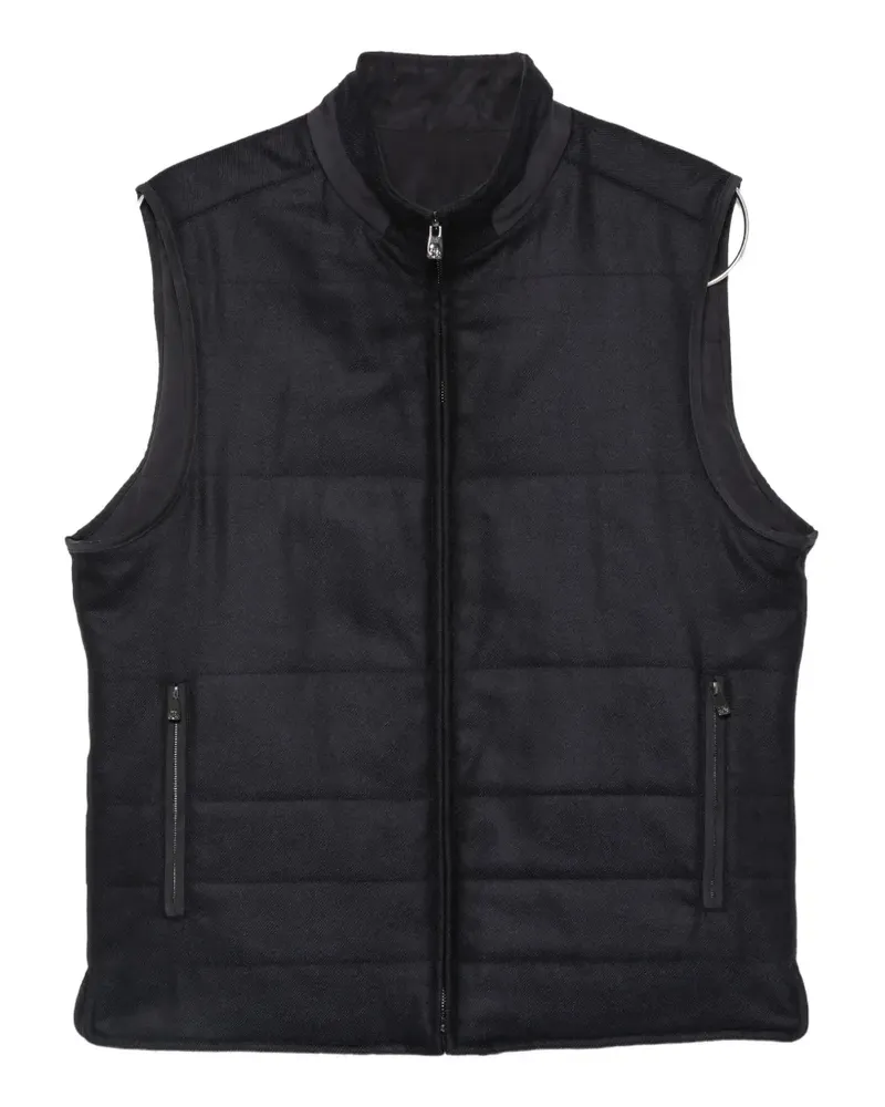 Corneliani quilted-design gilet - Blau Blau