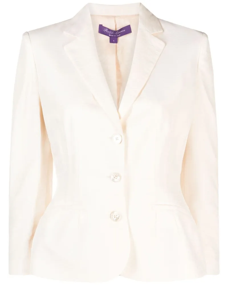 Ralph Lauren Elitsa' Blazer mit Satin-Finish - Nude Nude