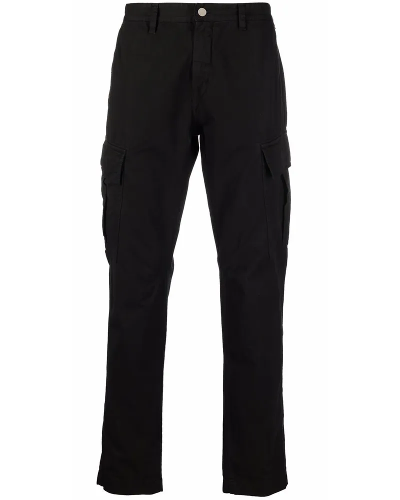 Philipp Plein Cargohose mit geradem Bein - Schwarz Schwarz