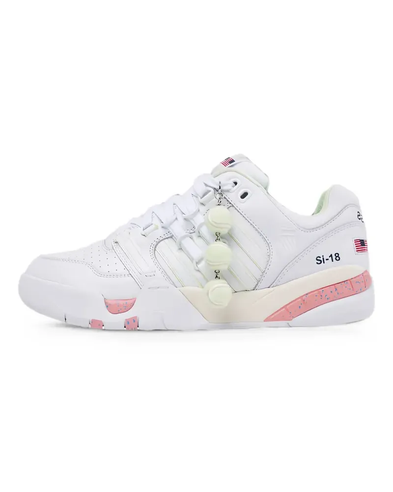 K-Swiss x Brocky Marciano Si-18 International lace-up sneakers - Weiß Weiß