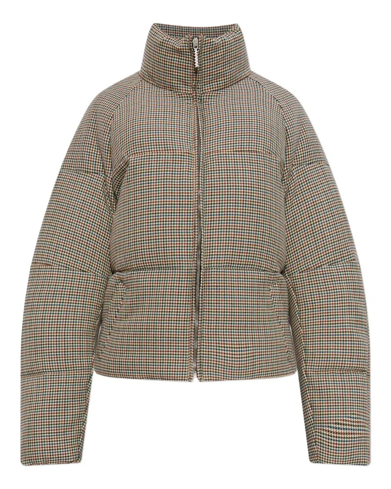 Marni Daunenjacke mit Hahnentrittmuster - Braun Braun