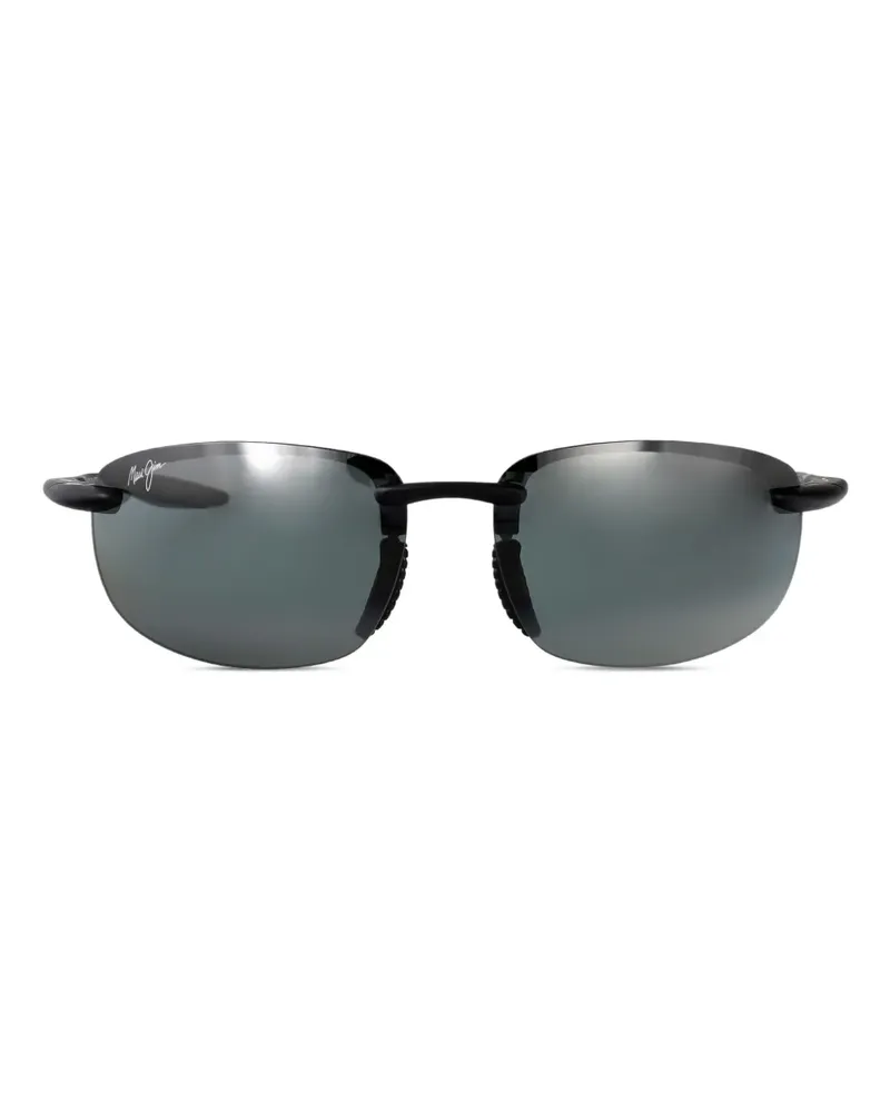 Maui Jim Rahmenlose Ho'okipa Ultra Sonnenbrille - Schwarz Schwarz