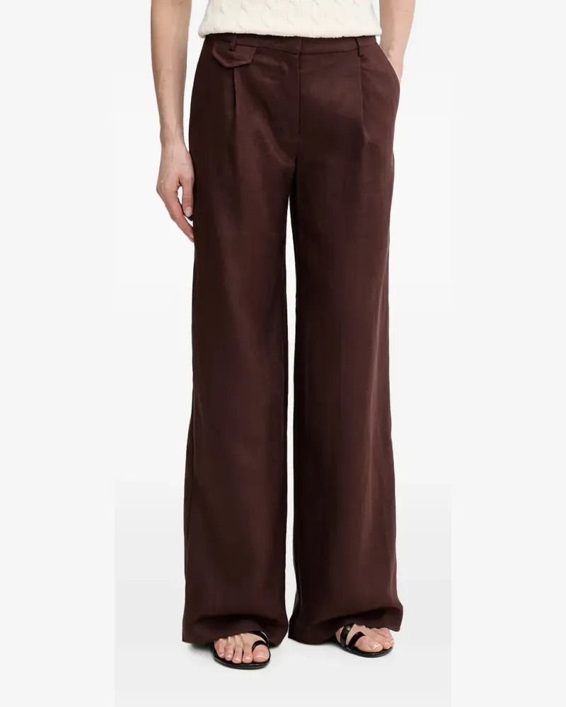 Bardot Geordy pleated wide-leg trousers - Braun Braun