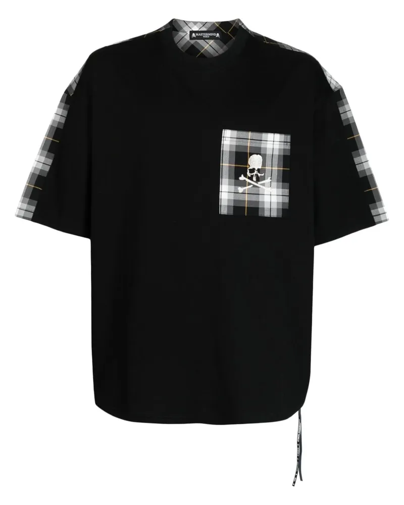 Mastermind World T-Shirt mit Totenkopf-Print - Schwarz Schwarz