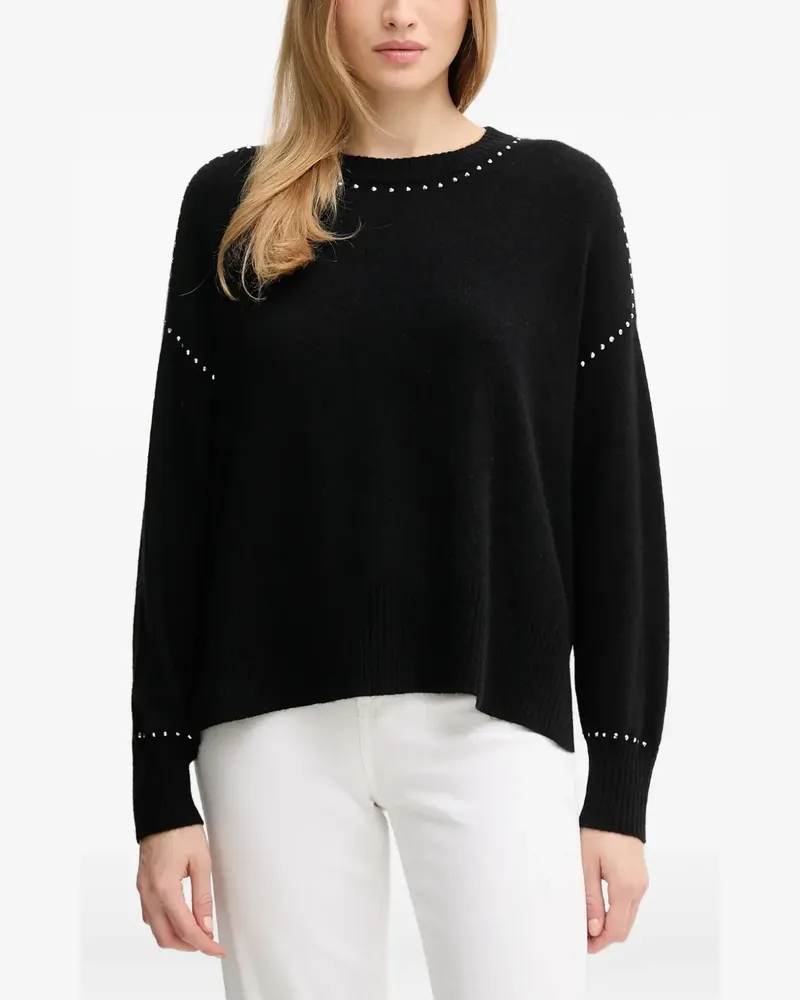 Joseph Ribkoff studded knitted sweat - Schwarz Schwarz