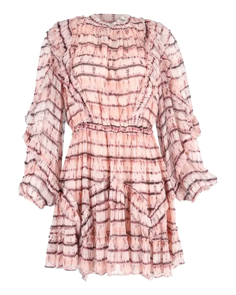 Ulla Johnson Minikleid mit abstraktem Muster - Rosa Rosa