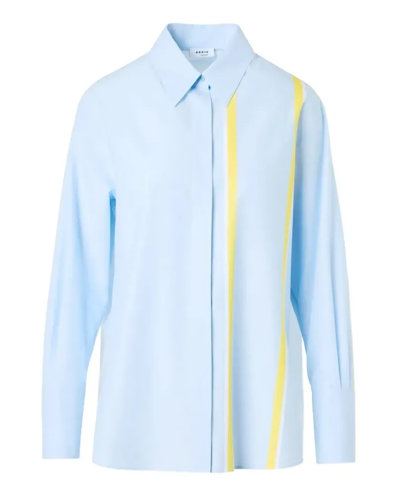 Akris Langärmeliges Hemd - Blau Blau