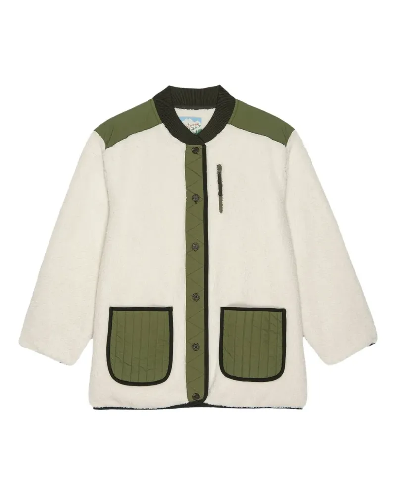 The Great quilted-detail jacket - Nude Nude