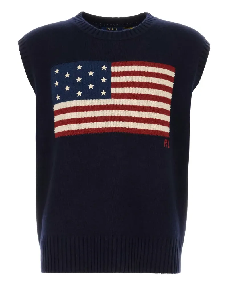 Ralph Lauren Pullunder aus Wollgemisch - Blau Blau