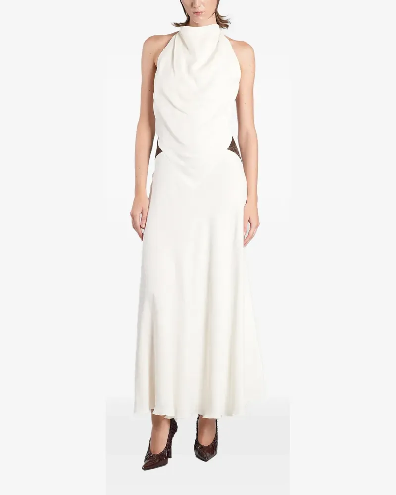 SIEDRES Jeanne Neckholder-Maxikleid - Nude Nude
