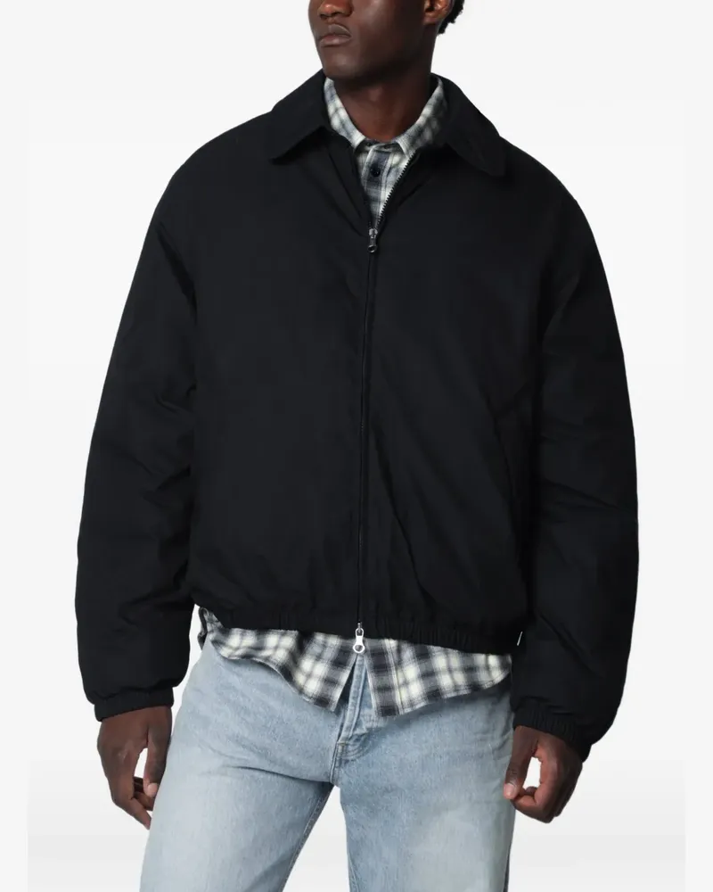 Our Legacy Steppjacke mit Kragen - Schwarz Schwarz