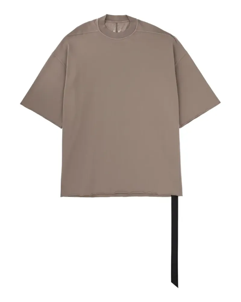 DRKSHDW by Rick Owens T-Shirt mit unbearbeitetem Saum - Braun Braun