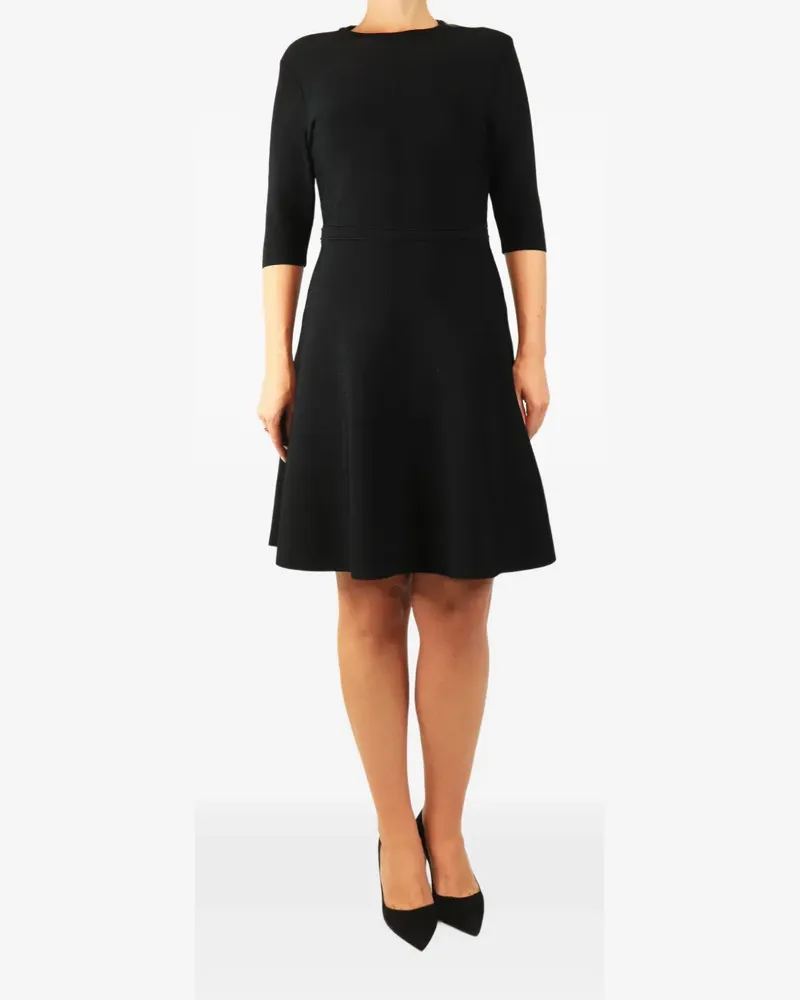 Victoria Beckham Midikleid mit Cut-Outs - Schwarz Schwarz