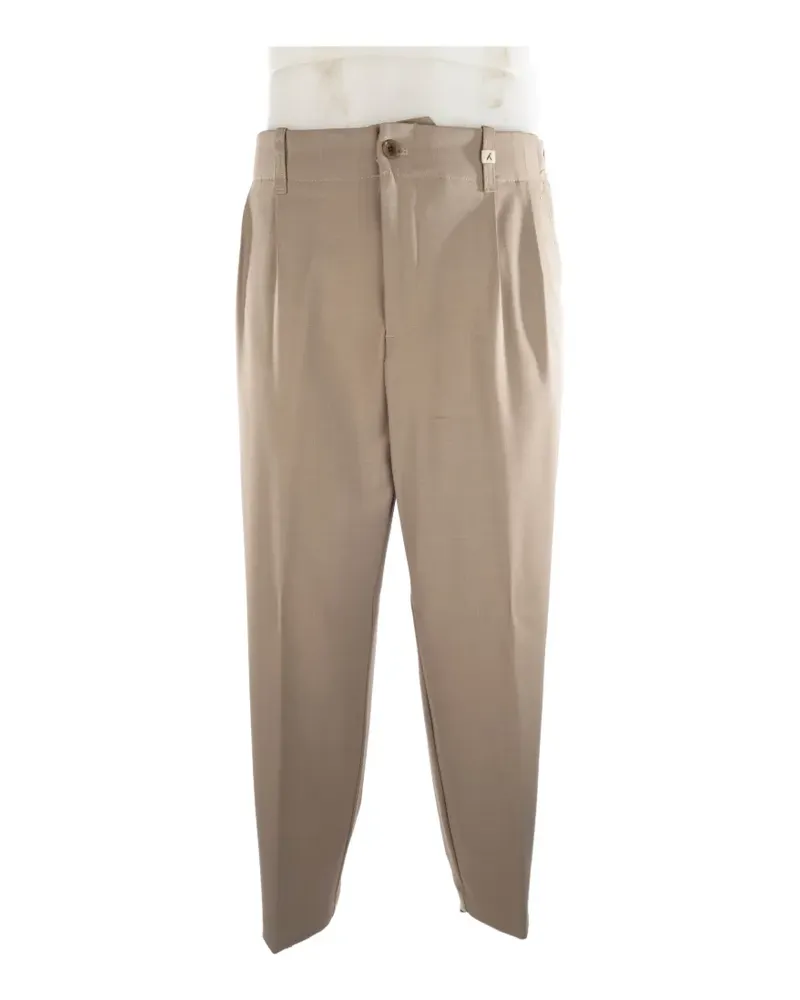 MYTHS Plissierte Tapered-Hose - Nude Nude