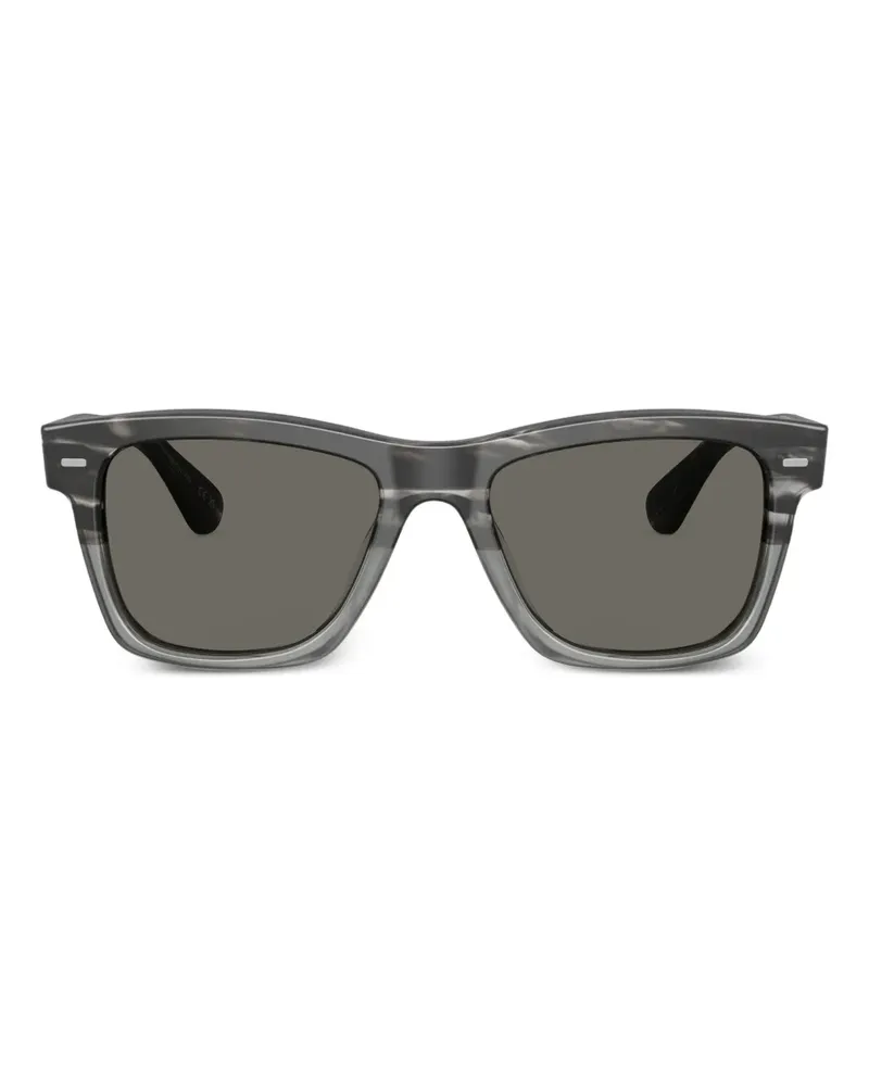 Oliver Peoples Eckige Oliver Sun Sonnenbrille - Grau Grau
