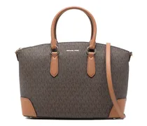 Große Murphy Tote Bag mit Monogramm - Braun