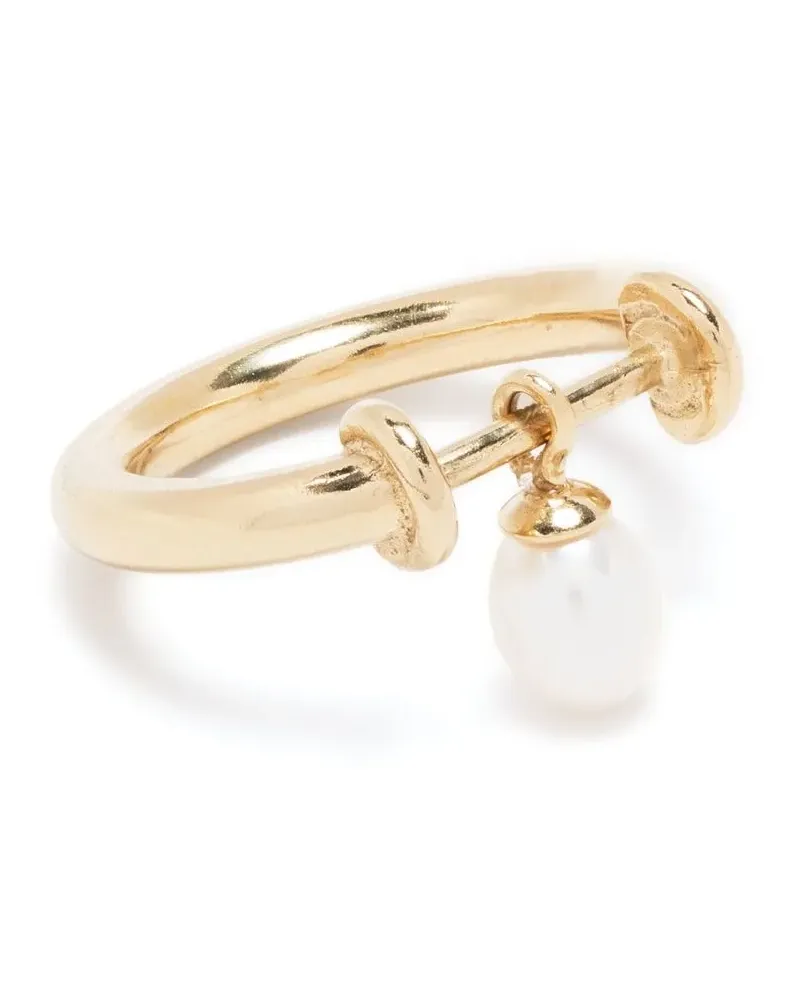 Beatriz Palacios Mobile Ring mit Perle - Gold Gold