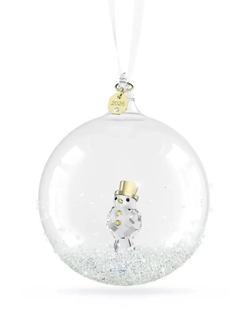 Swarovski Annual Edition Kugel mit Schneemann-Motiv - Weiß Weiß