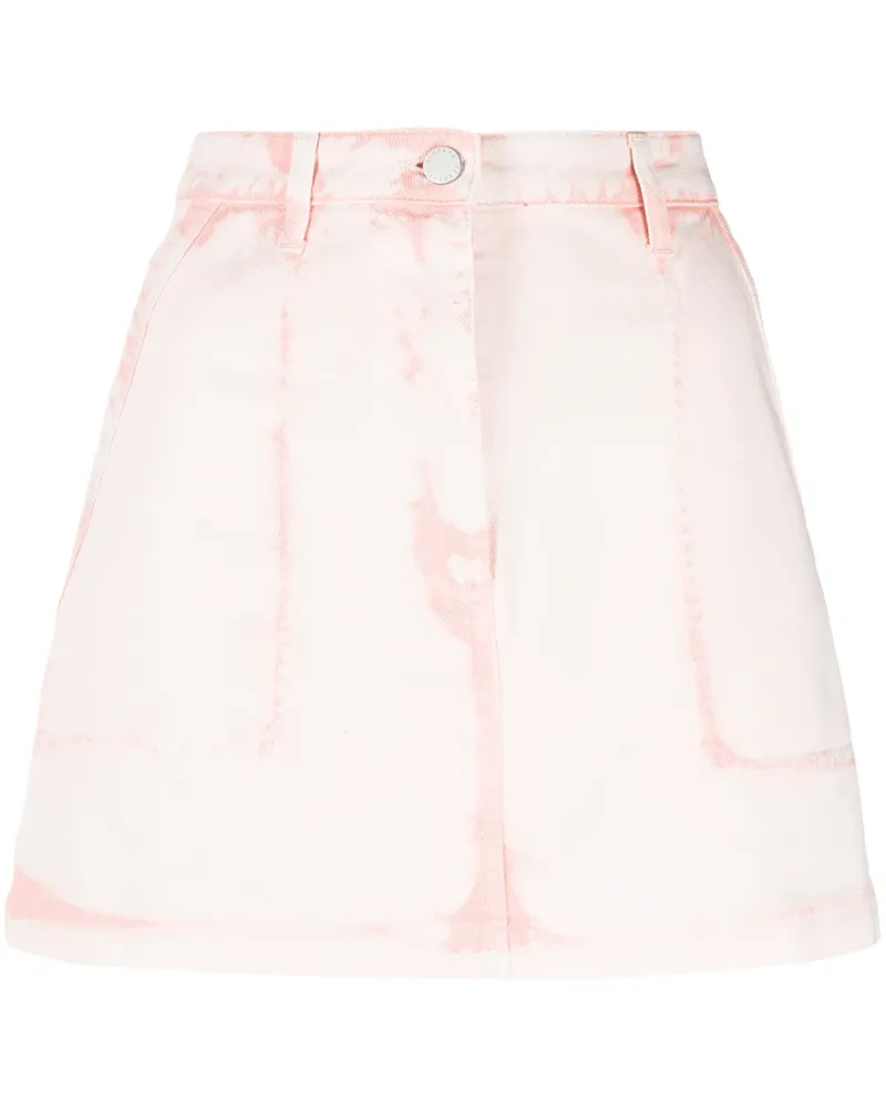 Alberta Ferretti Minirock aus Denim - Rosa Rosa