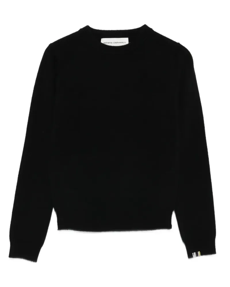 extreme cashmere Pullover mit Rundhalsausschnitt - Schwarz Schwarz