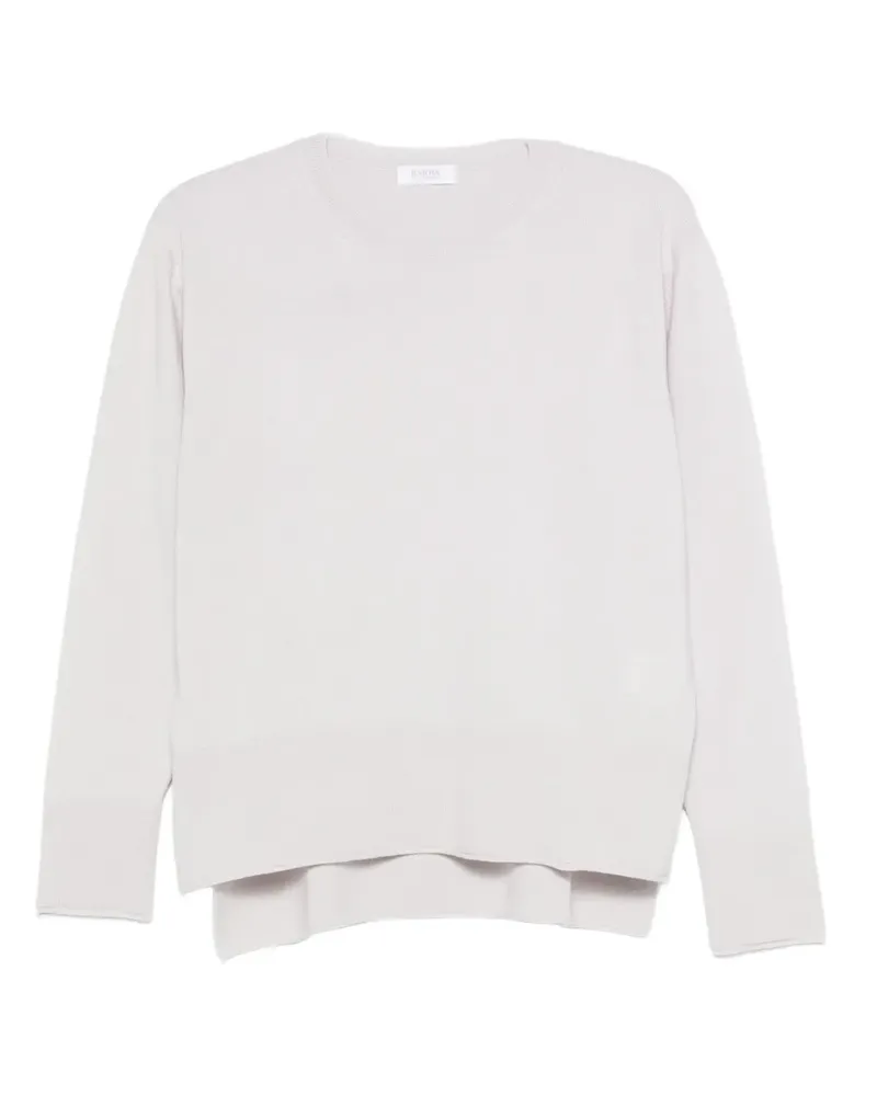 BARBA Pullover mit Rundhalsausschnitt - Grau Grau